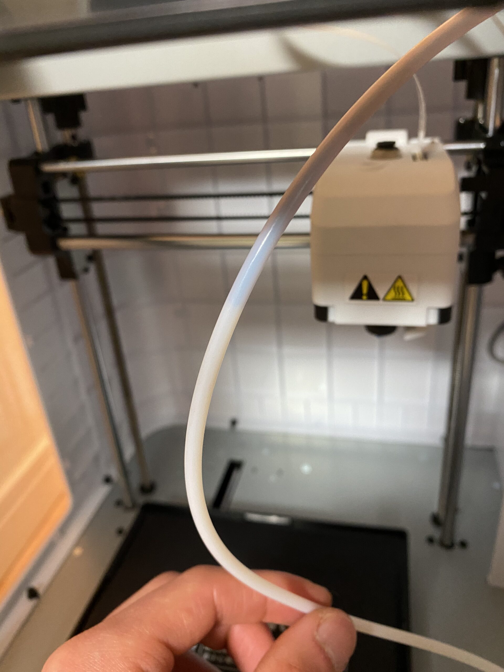 チューブ内でフィラメントが中折れした時の対処法【3Dプリンター